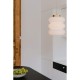 Eklektyczna szklana lampa wisząca Mémoire Embassy Interiors mosiądz