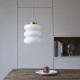 Eklektyczna szklana lampa wisząca Mémoire Embassy Interiors mosiądz