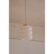 Eklektyczna szklana lampa wisząca Mémoire Embassy Interiors mosiądz