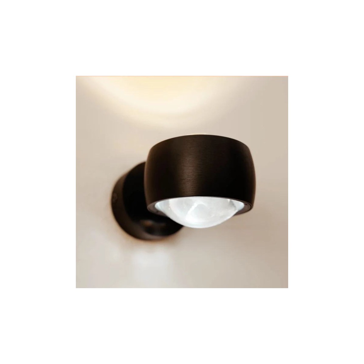 S.LUCE BEAM Up & Down – lampa ścienna LED ze szklanymi soczewkami, ściemniana, G9