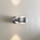S.LUCE BEAM Up & Down – lampa ścienna LED ze szklanymi soczewkami, ściemniana, G9