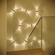 S.LUCE BEAM LED Up & Down – lampa ścienna ze szklanymi soczewkami
