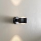 S.LUCE BEAM LED Up & Down – lampa ścienna ze szklanymi soczewkami