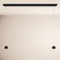 S.LUCE BEAM LED 160 cm – lampa wisząca 2‑płomienna, ściemniana, 3000K