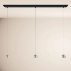 S.LUCE BEAM LED 160 cm – lampa wisząca 3‑płomienna, ściemniana, 3000K