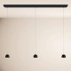 S.LUCE BEAM LED 160 cm – lampa wisząca 3‑płomienna, ściemniana, 3000K