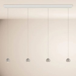 S.LUCE BEAM LED 160 cm – lampa wisząca 4‑płomienna, ściemniana, 3000K