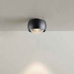 S.LUCE BEAM LED Ø 8 cm – spot natynkowy z soczewką, 3000K, 500 lm