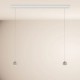 S.LUCE BEAM LED 120 cm – lampa wisząca 2‑płomienna, ściemniana, 3000K