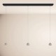 S.LUCE BEAM LED 120 cm – lampa wisząca 3‑płomienna, ściemniana, 3000K
