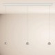 S.LUCE BEAM LED 120 cm – lampa wisząca 3‑płomienna, ściemniana, 3000K