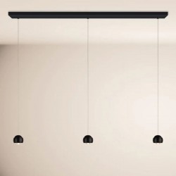 S.LUCE BEAM LED 120 cm – lampa wisząca 3‑płomienna, ściemniana, 3000K