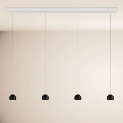 S.LUCE BEAM LED 160 cm – lampa wisząca 4‑płomienna, ściemniana, 3000K