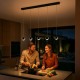 S.LUCE BEAM LED 160 cm – lampa wisząca 5‑płomienna, ściemniana, 3000K