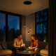 S.LUCE BEAM LED – lampa wisząca 5‑płomienna, ściemniana.