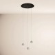 S.LUCE BEAM LED – lampa wisząca 5‑płomienna, ściemniana.