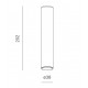 PET mini LED hermetic — kompaktowa hermetyczna lampa natynkowa h200mm