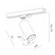 AQFORM PET midi LED track — oprawa szynowa 3F LED