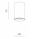 AQFORM PET maxi LED surface h120mm - oprawa natynkowa LED 19°/32°/63°