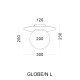 Lampa wisząca GLOBE/Z Elkim