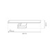 Milagro Kinkiet SHINE CHROME 30cm 7W LED