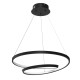 MILAGRO Lampa wisząca LUCERO BLACK 48W LED